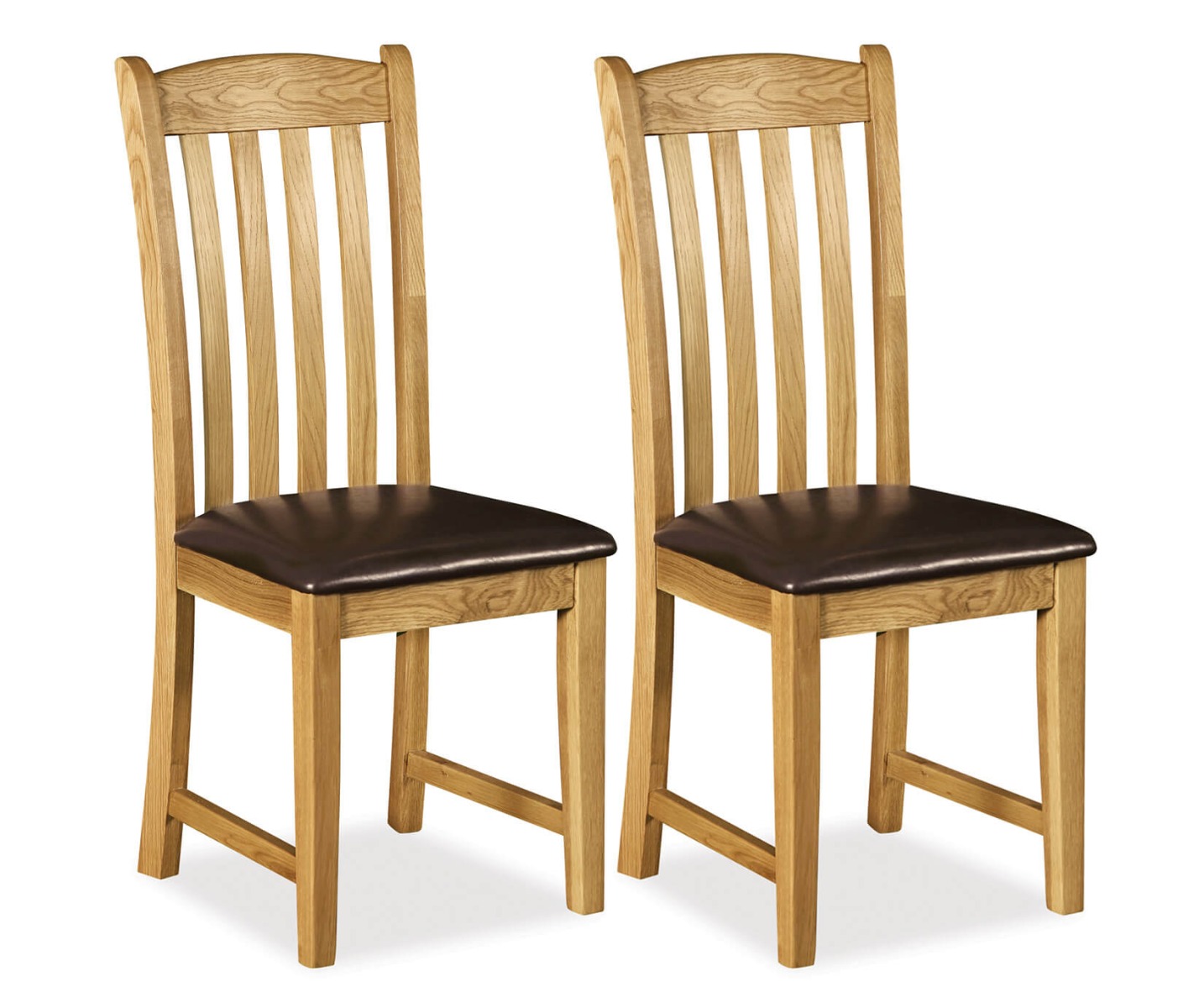 DINING CHAIR WITH PU SEAT IN PAIR